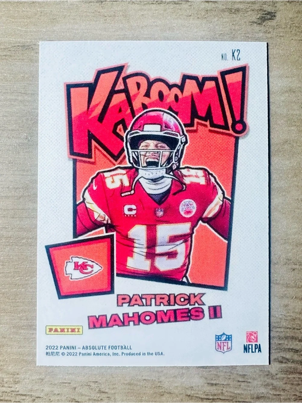 Panini patrick mahomes